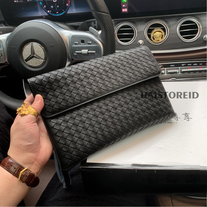 COD! Clutch Botega Tas Tangan Kulit Pria Wanita Hand Bag Import Tas Kerja