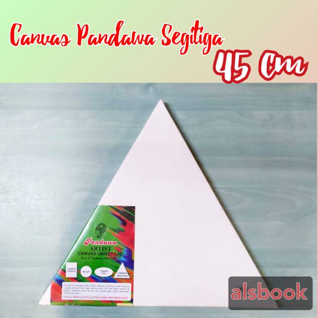 

CANVAS PENDAWA SEGITIGA 45 CM | ALAT LUKIS