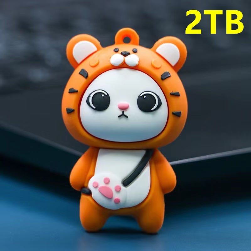 Flash Disk USB 2TB 1TB Bentuk Kartun Panda Lucu