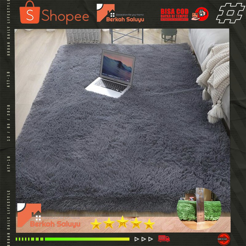 istanaonline Karpet bulu rasfur ukuran 160x100X3.5CM