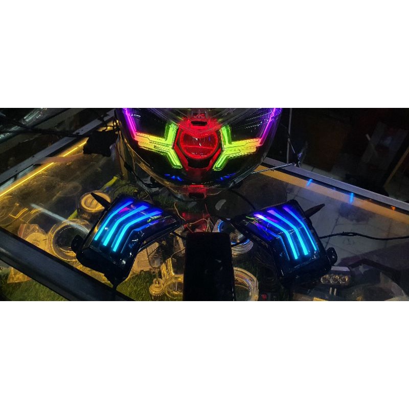 Paket Nmax Old hexaframe 3D n sein sipit Jpa led matrix vahid aes beebot