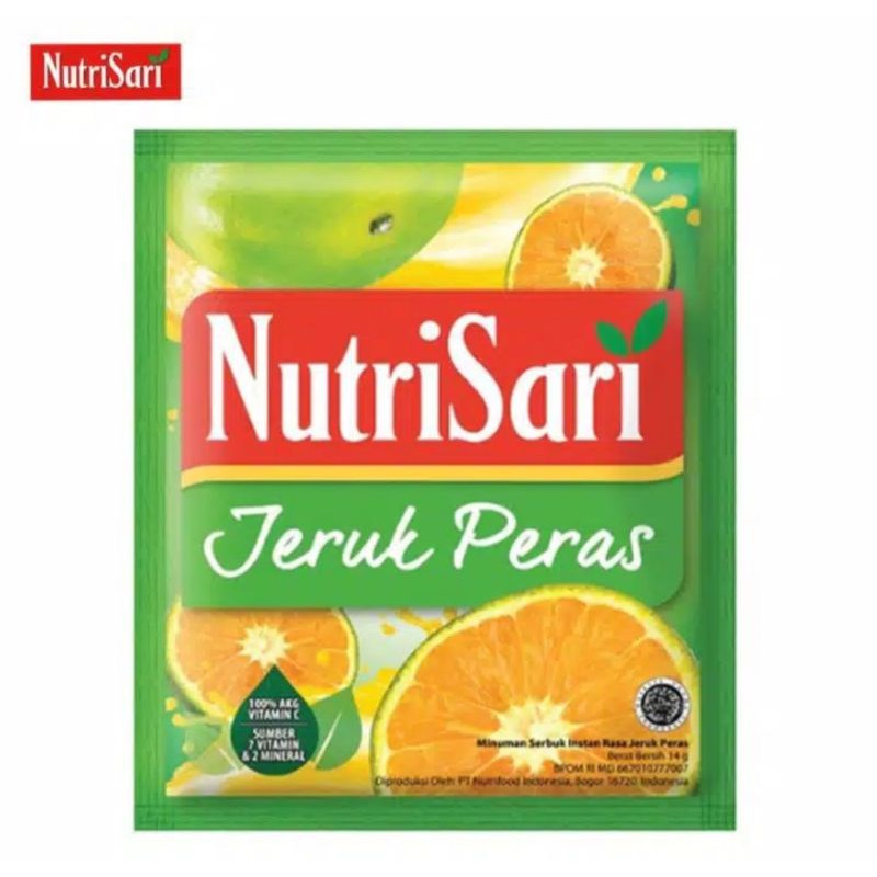 

Nutrisari Jeruk Peras 1 Pack isi 40 Sachet