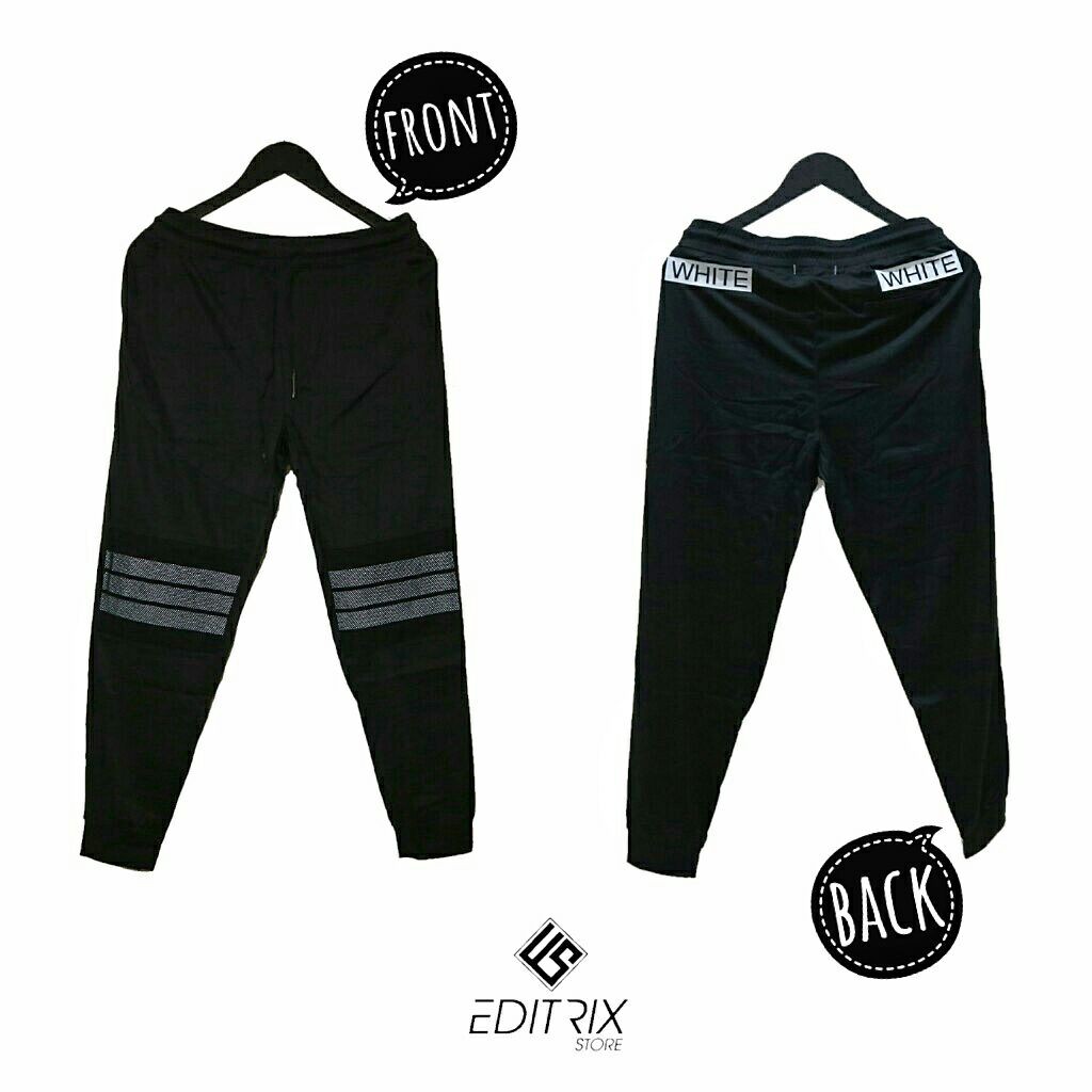 CELANA / JOGGER PANTS OFFWHITE - OW 7136