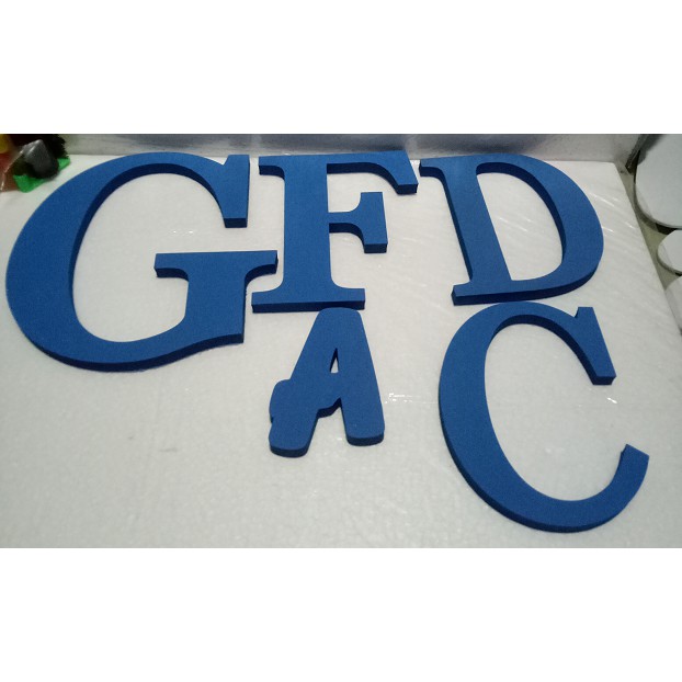 Huruf Spon Ati Tebal 1cm Tinggi 5CM