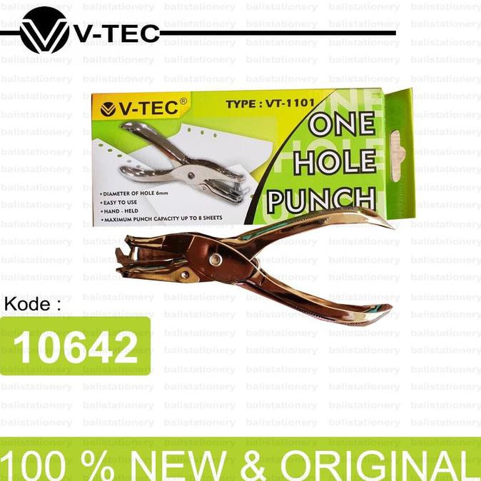 

Ready Stock] Pelubang V-Tec 1 Hole Vt-1101