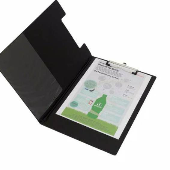 

Berkualitas Bantex Clipboard Papan Jalan Model Cover Penutup Size Folio ✓