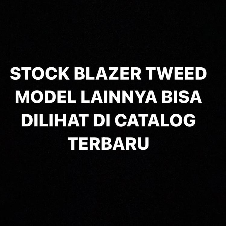 [KKA. 252938] Blazer Tweed Korea bahan tweed Korean Style Import Blazer Korea