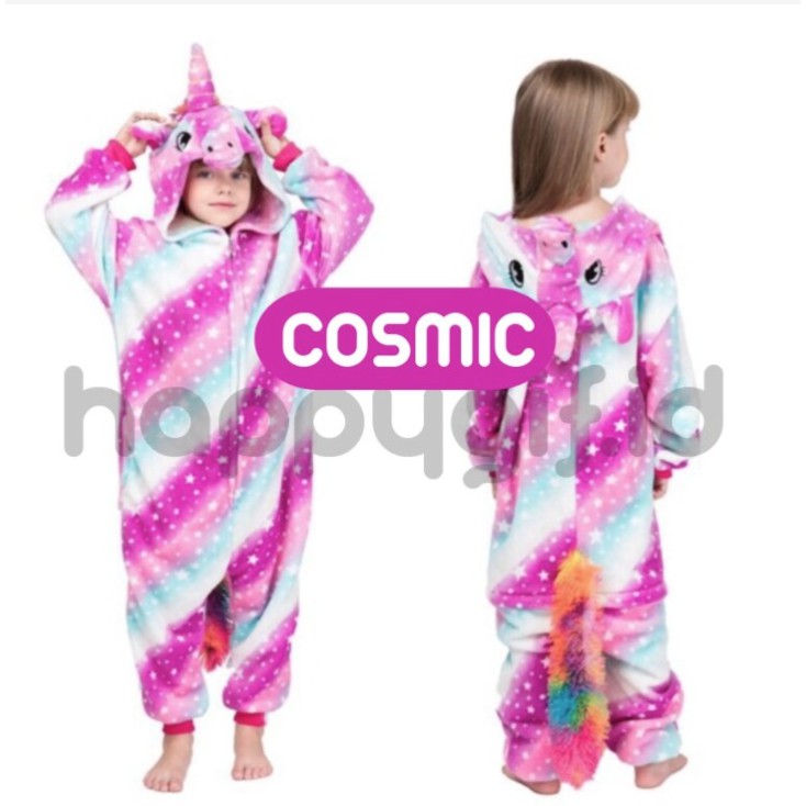 BAJU KOSTUM ONESIE PIYAMA KIGURUMI ANAK KID UNICORN 2