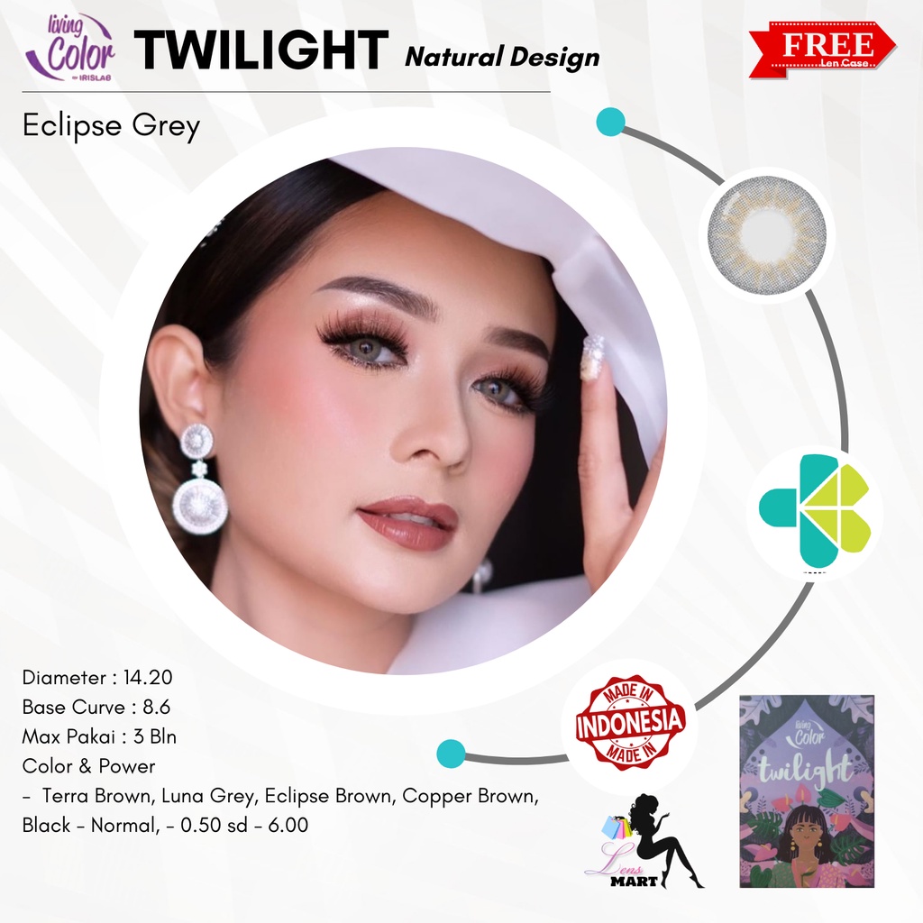 SOFTLENS TWILIGHT BY IRISH LAB NORMAL DIA. 14.20mm NATURAL LOOK