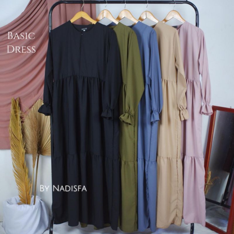 Basic Dress Adem dan Busui Friendly