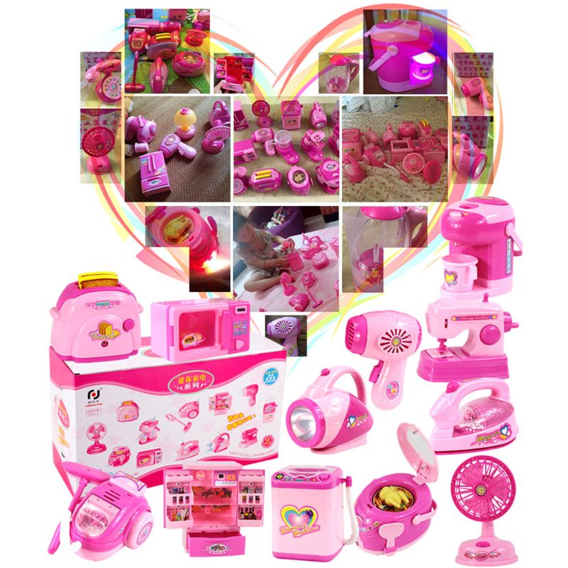 Mary Anak Kid Boy Girl Mini Kitchen Alat Listrik Elektrik Besi Mainan Set Du