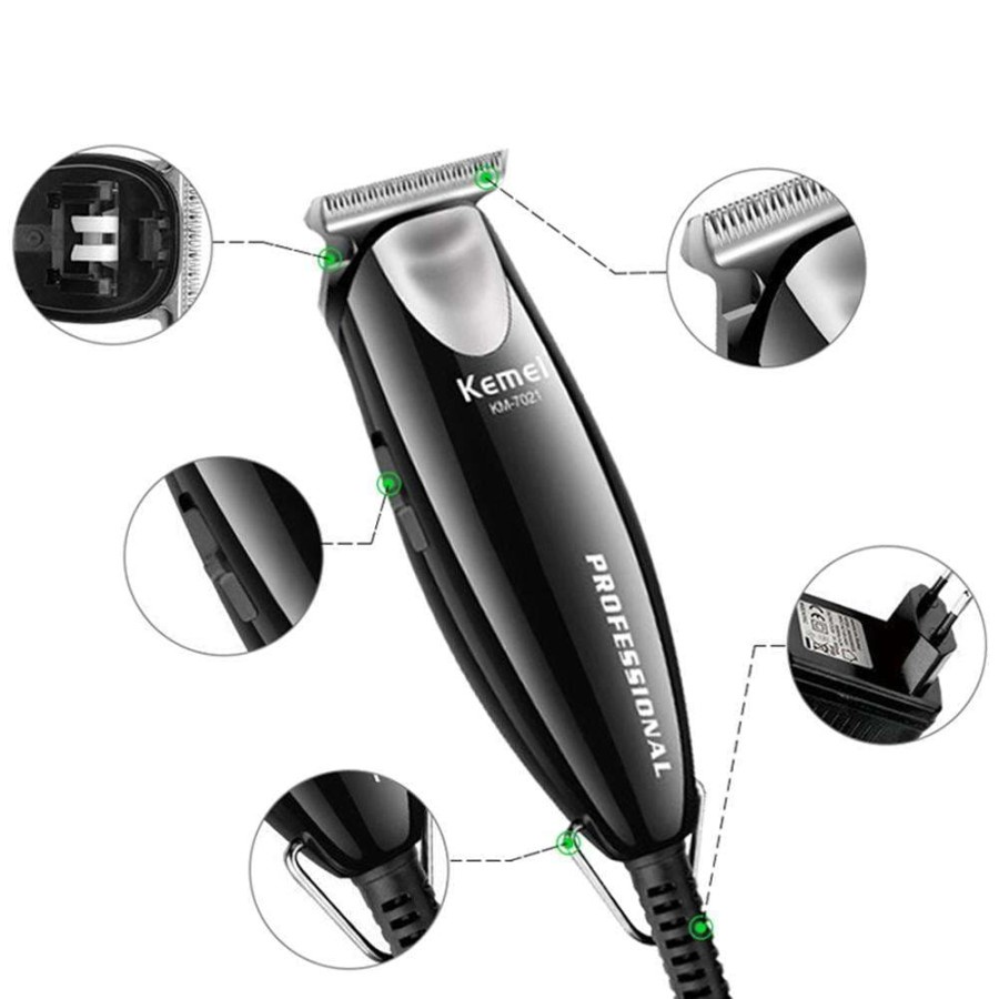 COD MESIN CUKUR RAMBUT HAIR CLIPPER DETAILER KEMEI KM-7021 / ALAT CUKUR RAMBUT KEMEI KM-7021 / CUKURAN RAMBUT KEMEI KM-7021