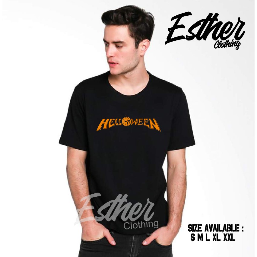 (HOT) Kaos Baju Band Helloween Kaos Musik - Esthercloth
