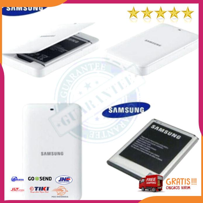 Acc Hp Baterai + Desktop Charger Samsung Note 3 Original