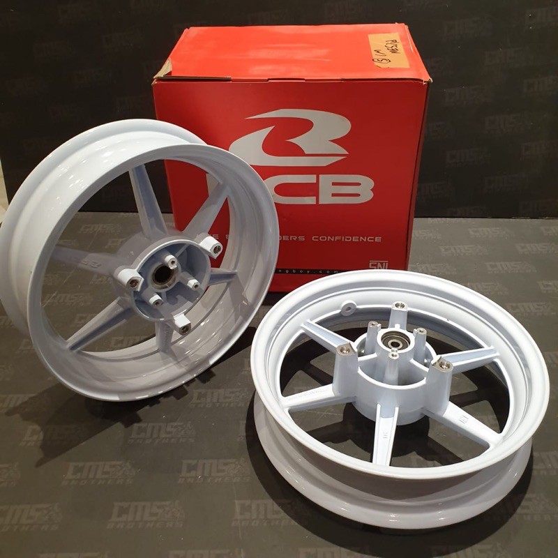 Velg RCB Racing Boy Yamaha Nmax Palang 6 SP 811 Putih