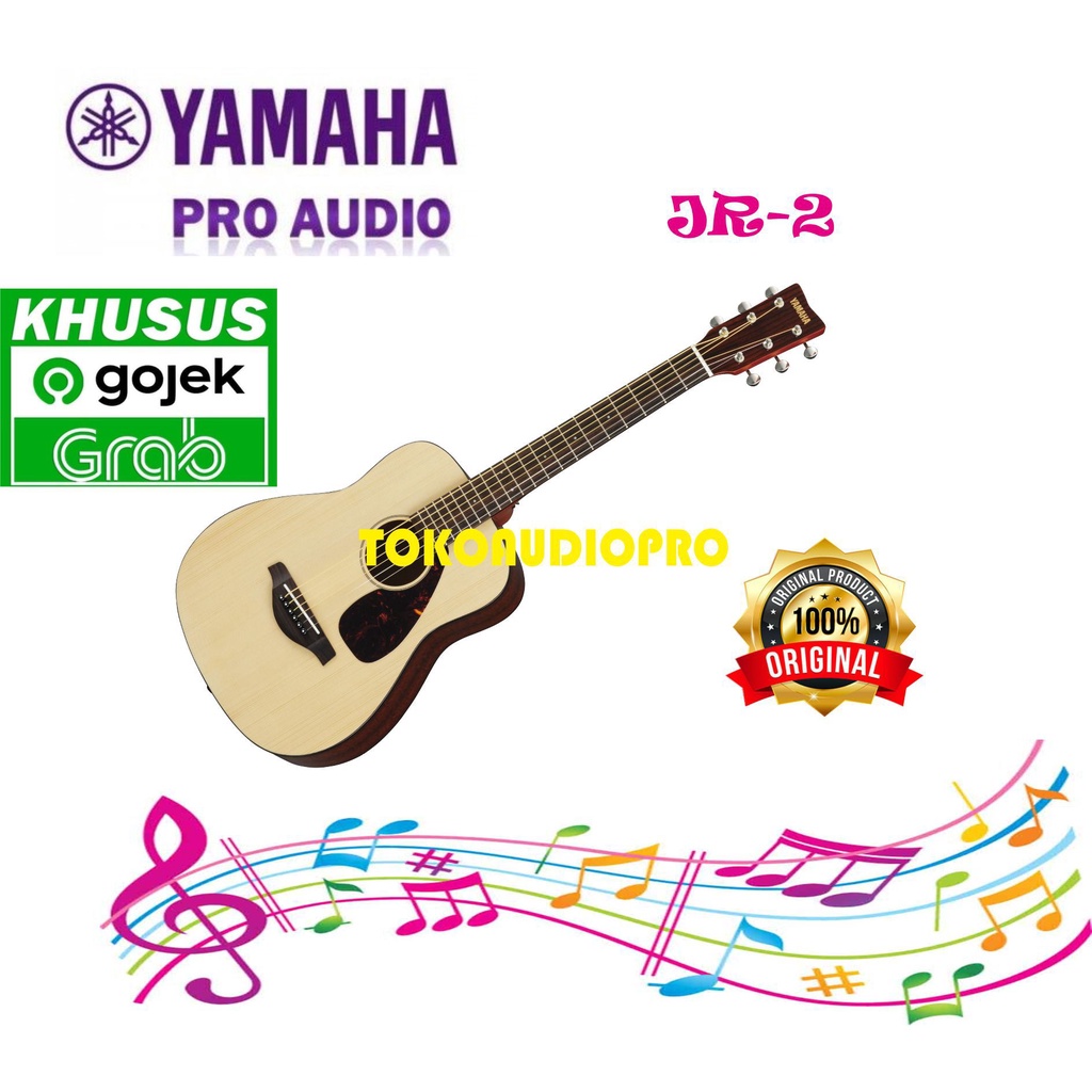 Yamaha JR2 3/4 Acoustic Guitar Gitar Akustik Original