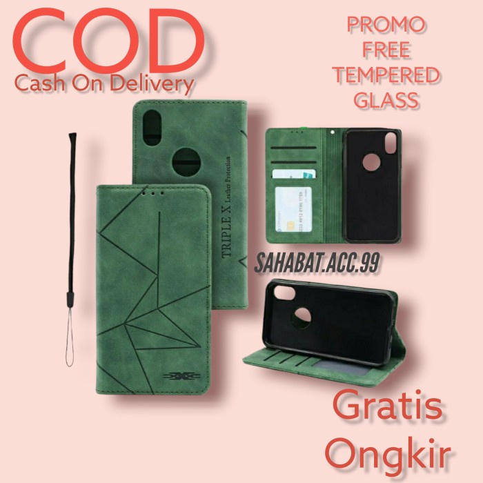 flip magnet Samsung M31 / sarung Samsung M31 / flip cover Samsung M31 - Hitam