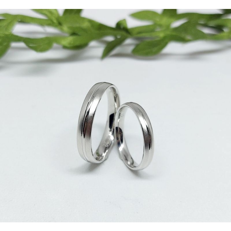 Fashion Couple Ring Silver 925
