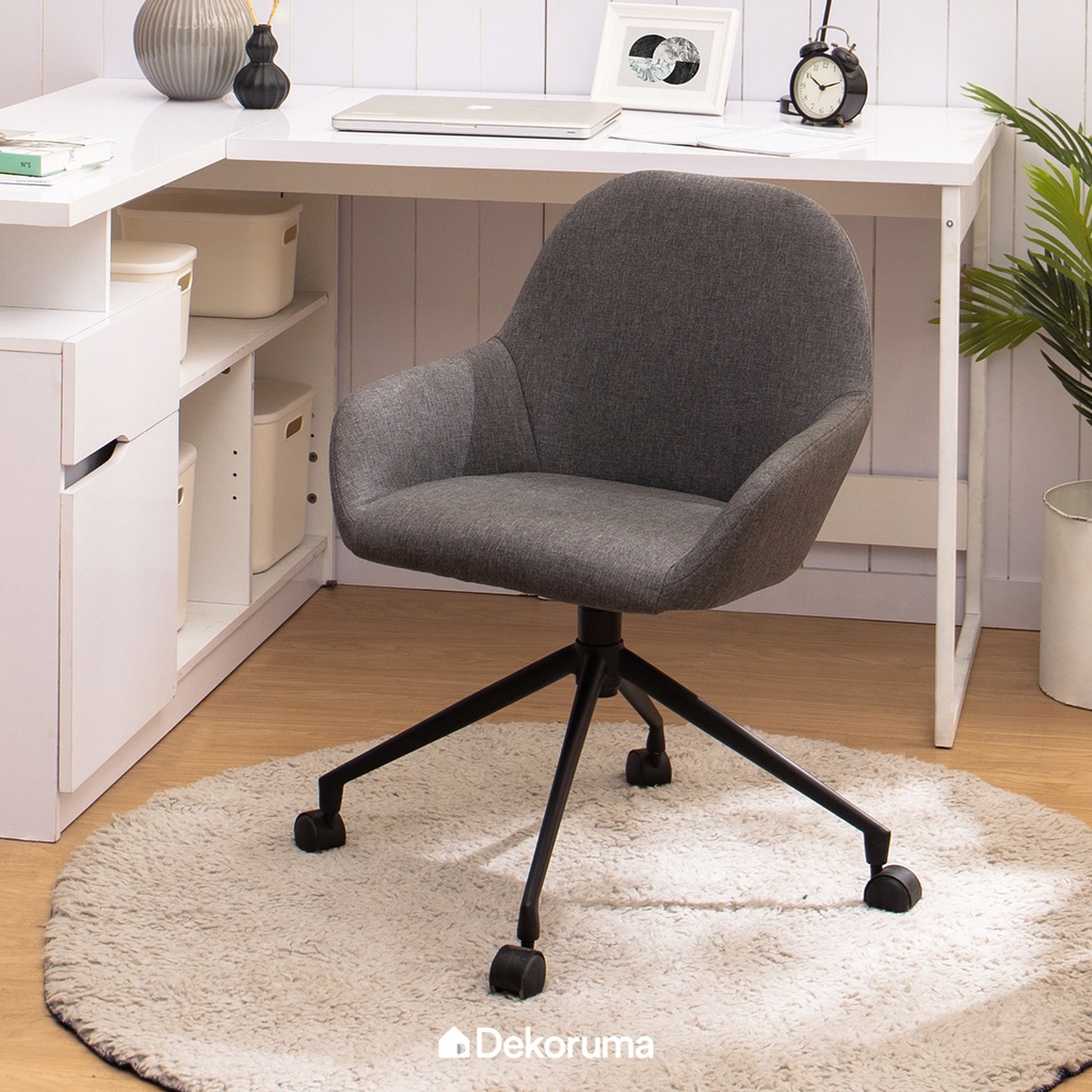 Dekoruma YUTA Kursi Kantor | Kursi Kerja Minimalis Scandinavian