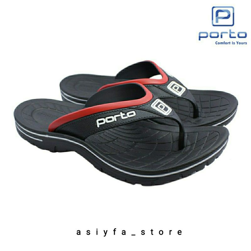PORTO SANDAL DEWASA PORTO 39-44 SANDAL JEPIT PRIA SANDAL KARET PORTO