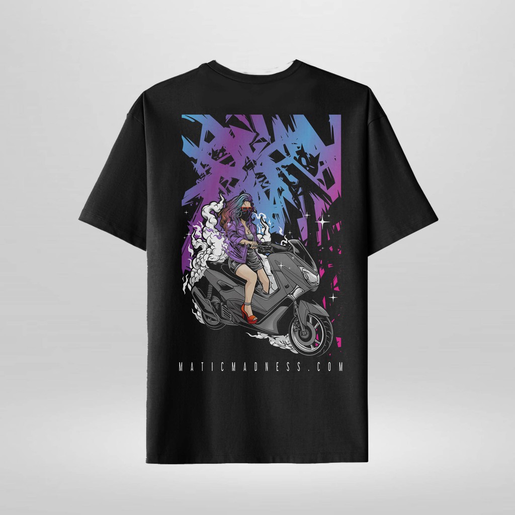 Matic madness T-shirt " Nmax" ( Kaos distro simple / kaos polos / kaos Original ) M6