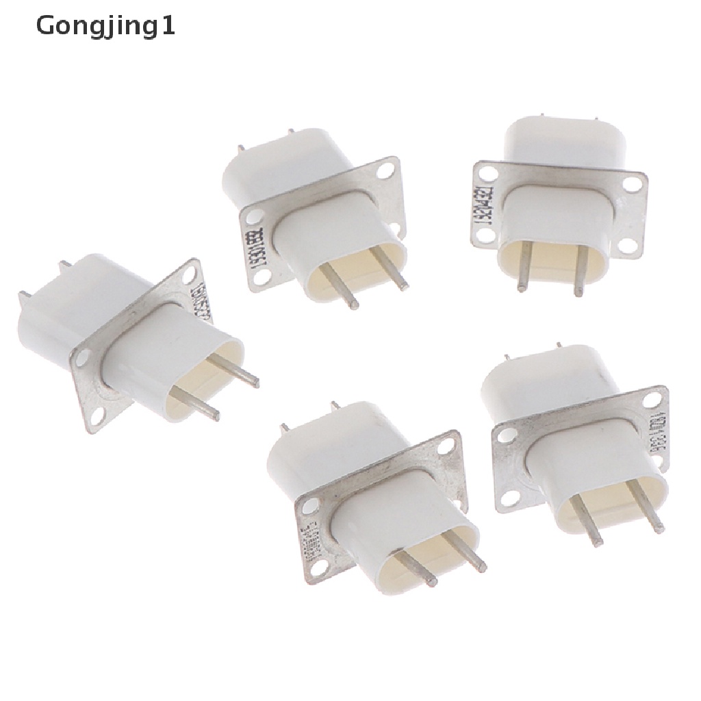 Gongjing 1pc Soket Konverter 4 Pin Filamen Magnetron Untuk Microwaveoven