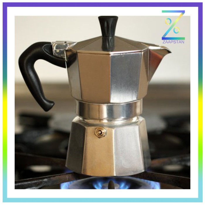 OneTwoCups Espresso Coffee Maker Moka Pot Teko Stovetop Filter 50ml 1