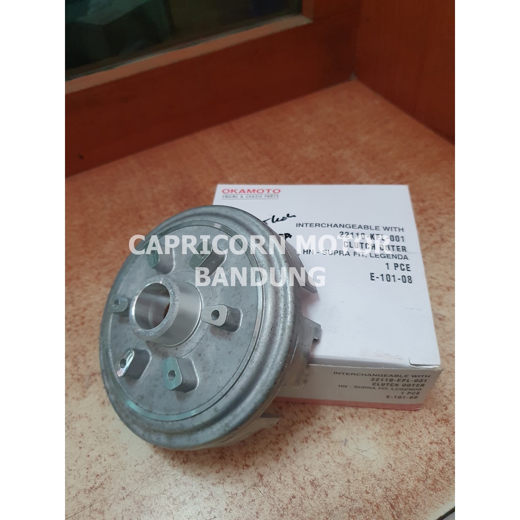 MANGKOK RUMAH KAMPAS KOPLING SUPRA FIT NEW LEGENDA FIT LAMA OKAMOTO