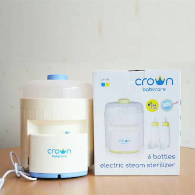 Steril Sterillizer Sterilisasi Antiseptik Botol Susu Asi Bayi Multi Fungsi Steam Crown Sterilizer