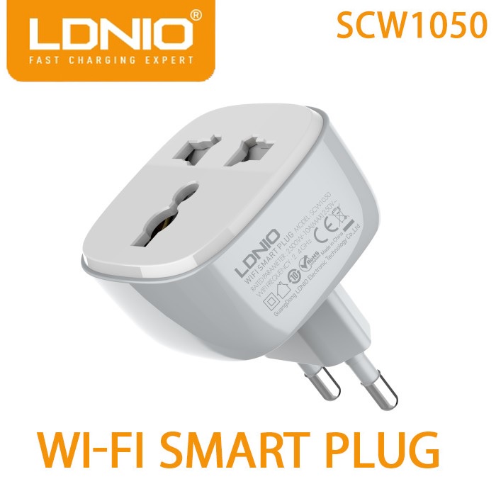 LDNIO SCW1050 - WiFi Smart Power Plug - Colokan Listrik Pintar