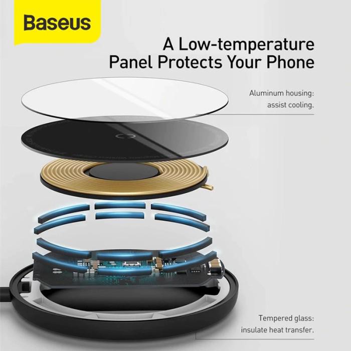 Baseus Wireless Charging Magnetic Circle Pad - Fast Charging - for iPhone 12