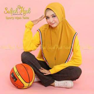 JILBAB BERGO MONA TALITA SERUT BENDERA SPORTY HIJAB SPORT SULFIAH