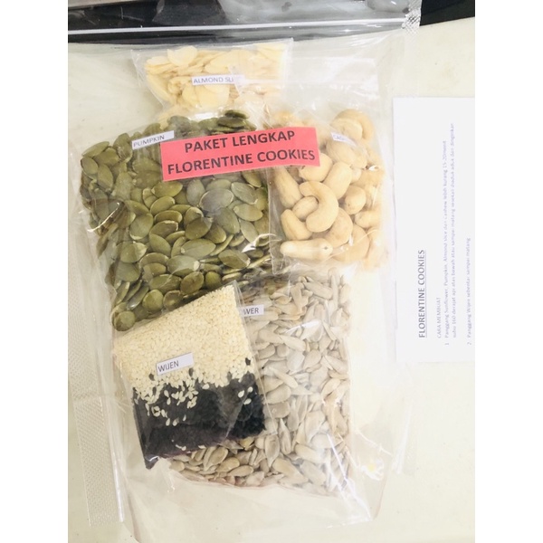 

BAHAN MENTAH FLORENTINE COOKIES / FLORENTA LENGKAP