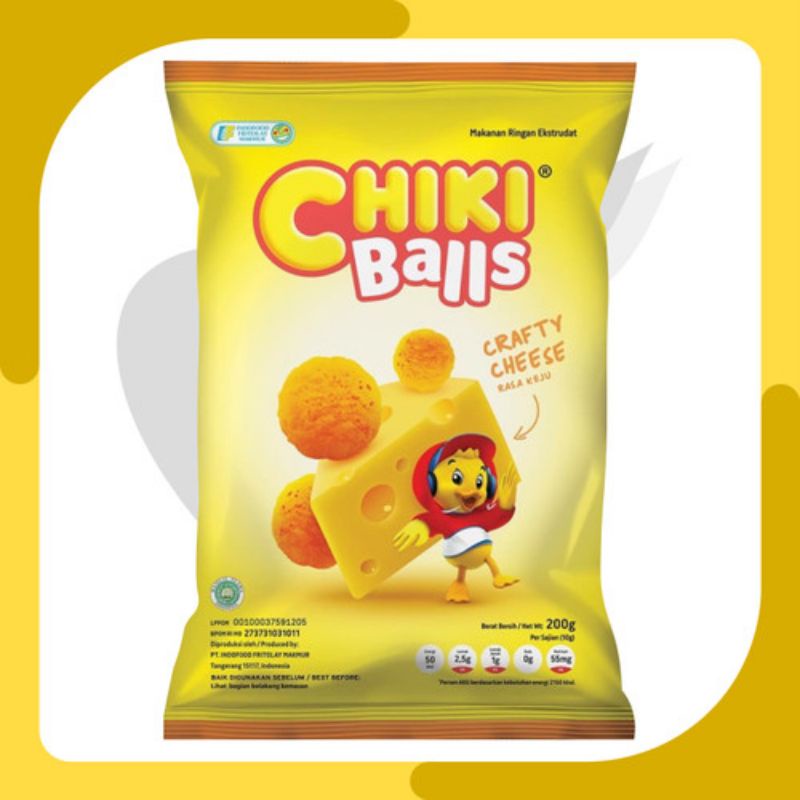 

Chiki Balls Keju 200gr