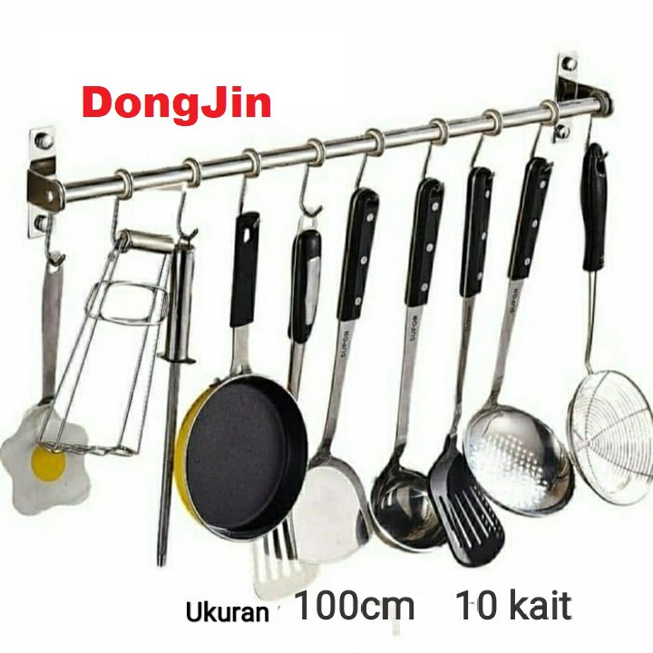 GANTUNGAN / HOOK DAPUR MINIMALIS BAHAN STAINLESS  GJ18