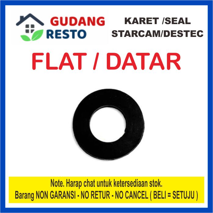 KARET / SEAL O RING REGULATOR STARCAM DESTEC / KEPALA LPG / GAS HITAM