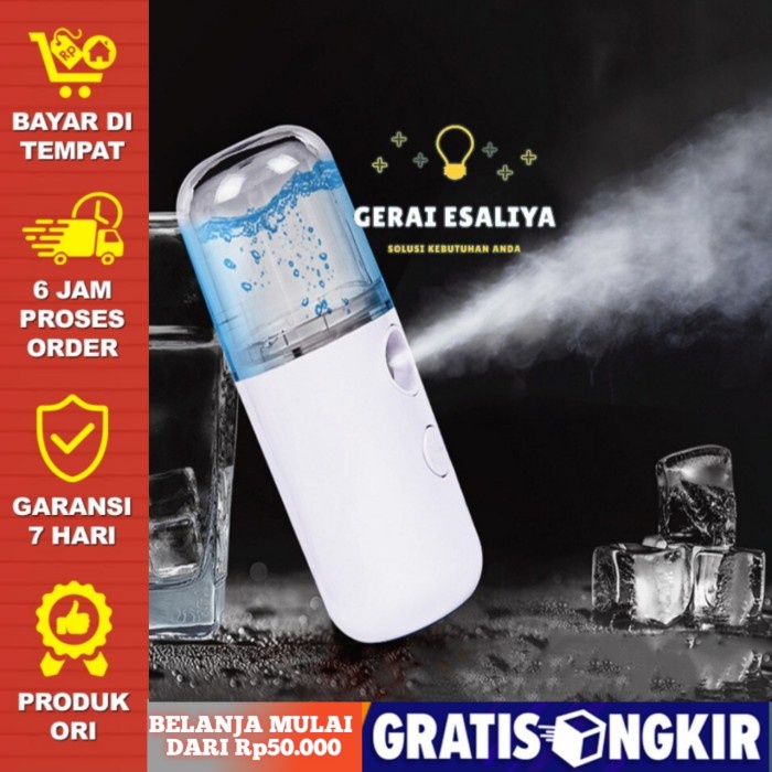 Humidifier Nano Face Mist Portable Sprayer Moisturizer 30ml