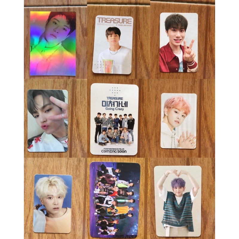 Photocard PC TREASURE white versi (KTOWN4U benefit) mashio yedam jihoon asahi junghwan yoshi junkyu