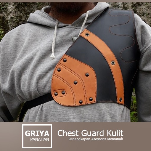 Chest Guard / Pelindung Dada Panahan Kulit / Archery