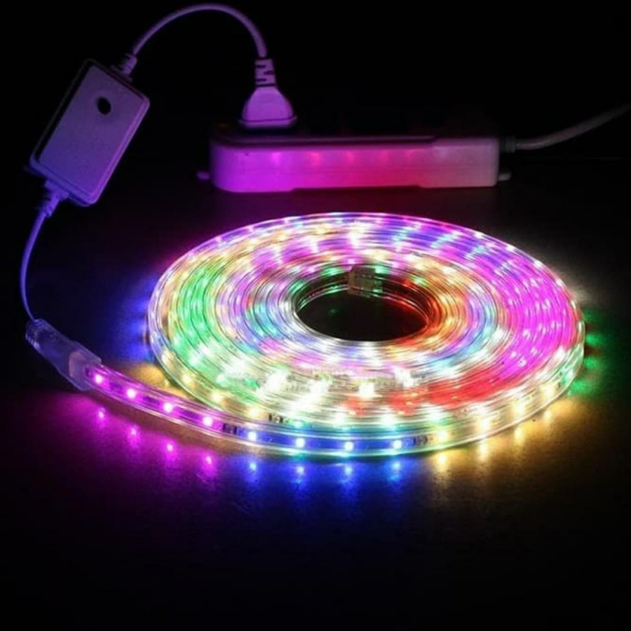 Lampu Led Hias Selang RGB Outdoor Warna warni Lampu Natal