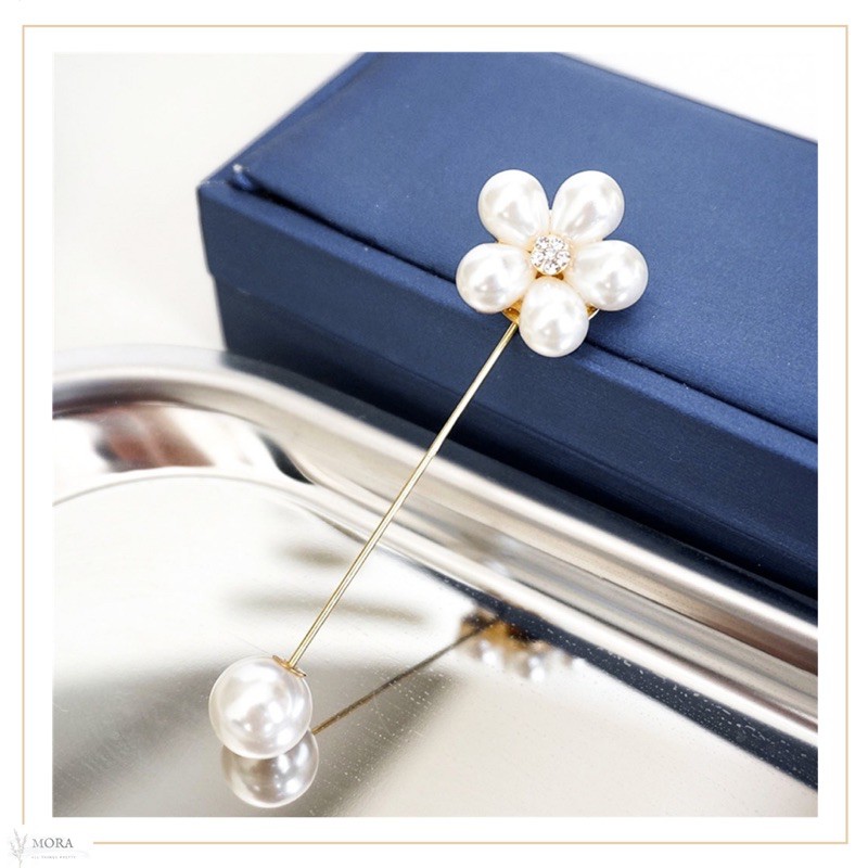 MORA - pin jepit bros jilbab hijab bunga