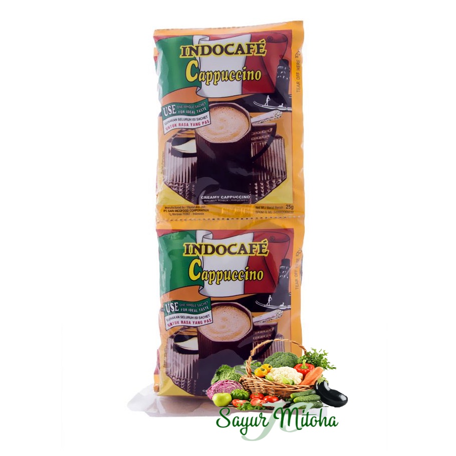 

Indocafe Cappucino 10 x 25 gram - Kopi Instant - Pasar Online Bandung