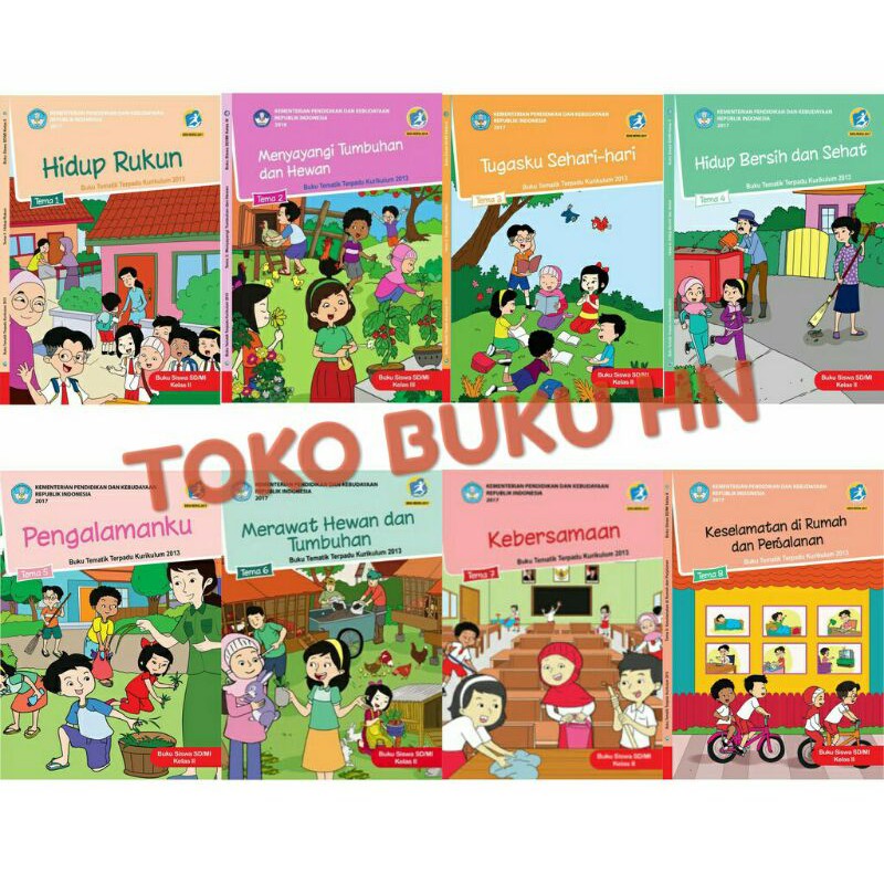 BUKU TEMATIK KELAS 2 SD/MI / BUKU PELAJARAN KELAS 2 SD / BUKU PELAJARAN LENGKAP