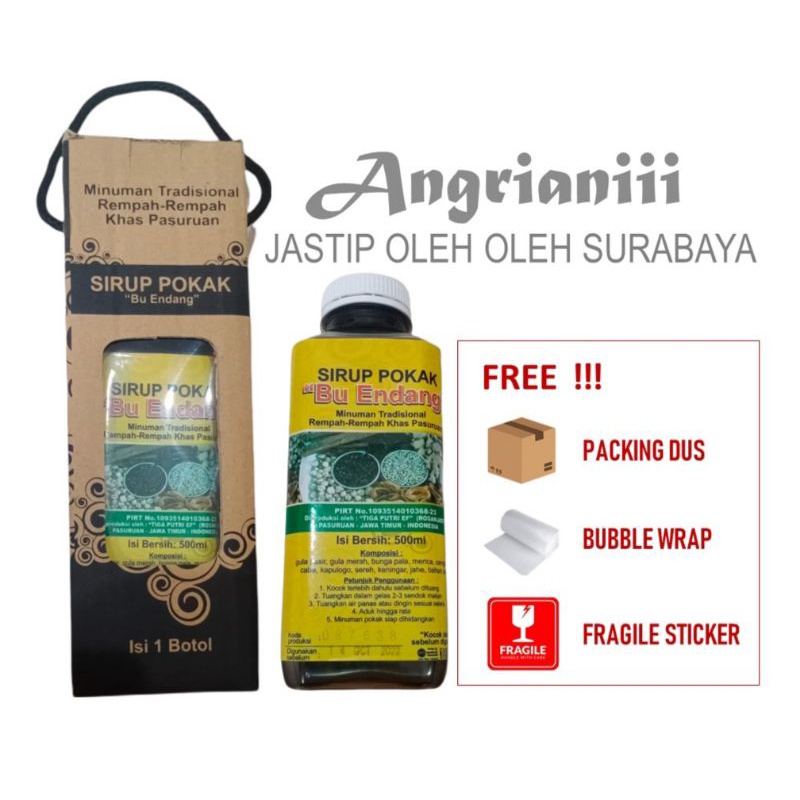 Sirup Pokak / Bir Jawa khas Pasuruan isi 500ml