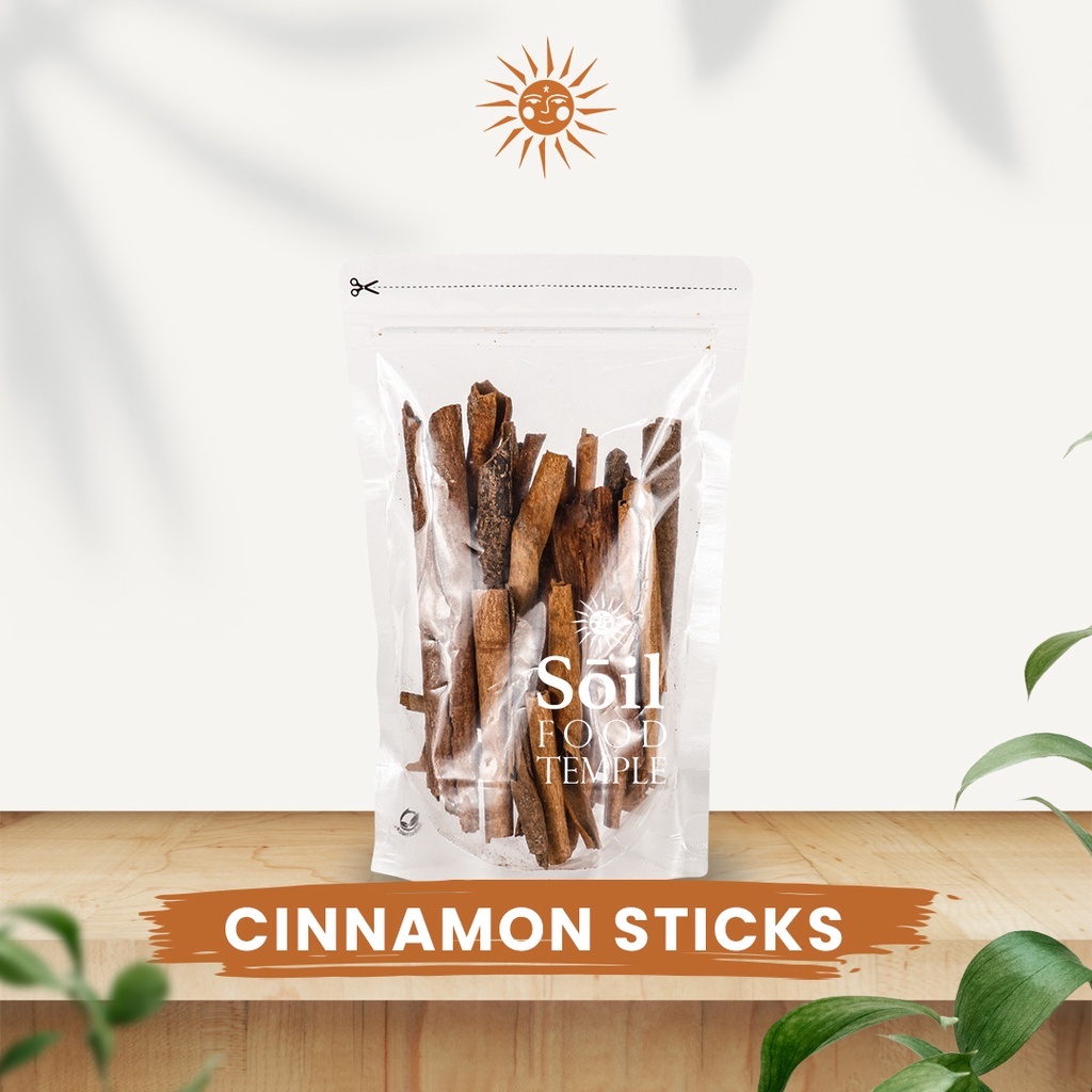 

Cinnamon Sticks / Kayu Manis Batang by Soil Food Temple Batangan kayu manis sinamon 100gr
