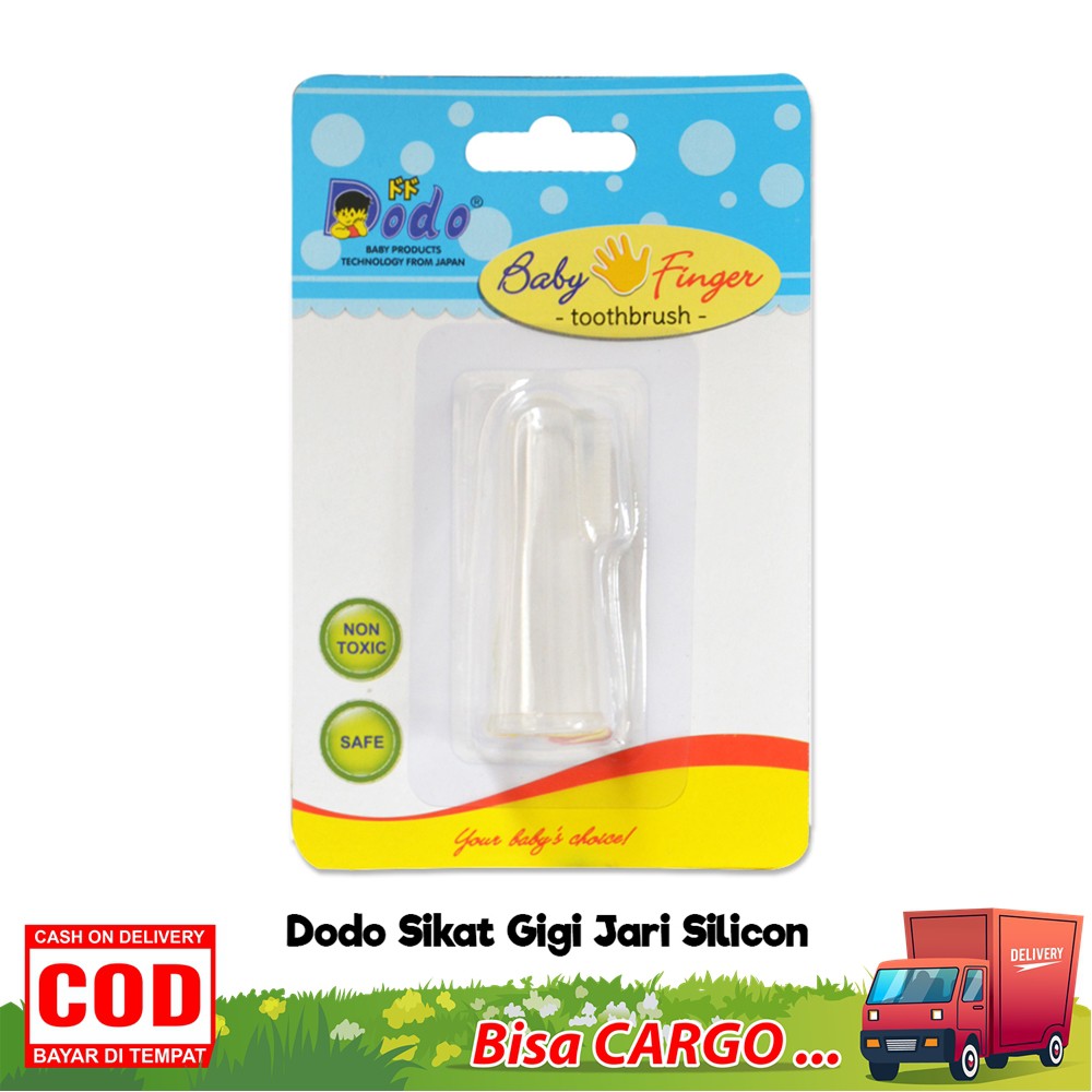 Dodo - Sikat Gigi Jari / Baby Finger Toothbrush / Sikat Gigi Jari Silikon / Sikat Gigi Lidah Bayi