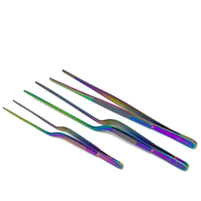 Aksara Tweezer Polychrome 1 Set / Aksara Tools / Chef Tweezer / Pinset