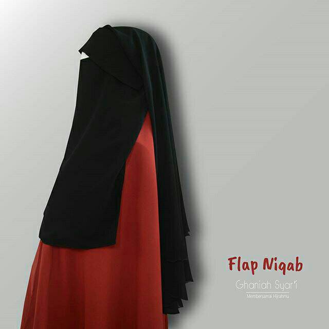 Flap Niqab / Cadar Poni