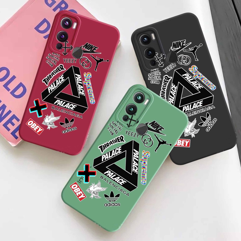Case Store - Softcase Pro Camera LOGO BRAND- REALME C31 - REALME C35 - REALME NARZO 50A PRIME - REAL