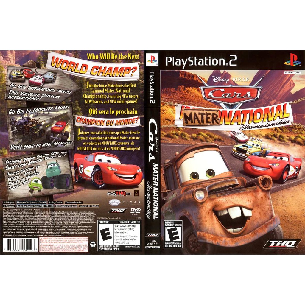 Kaset Ps2 Game CARS - Mater International